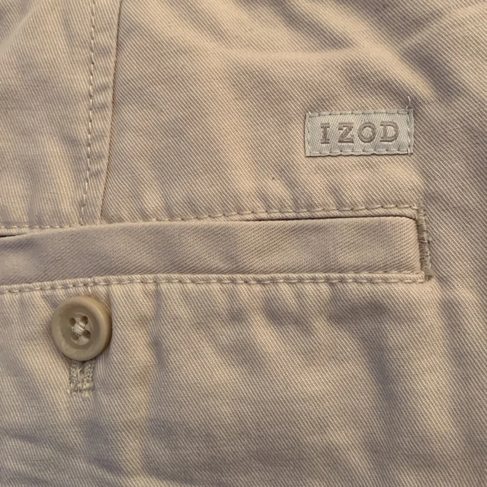 NEW Izod 46 saltwater cotton twill khaki chino shorts stretch comfort waist